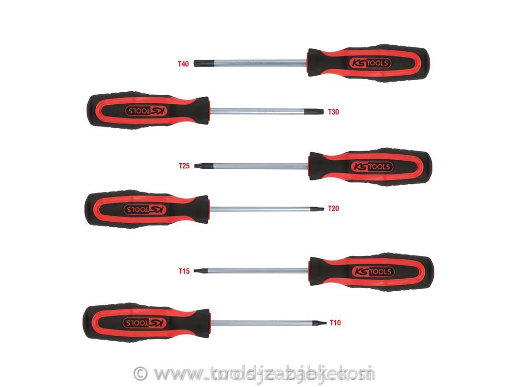 Torx screwdriver set T10-T40 KS TOOLS