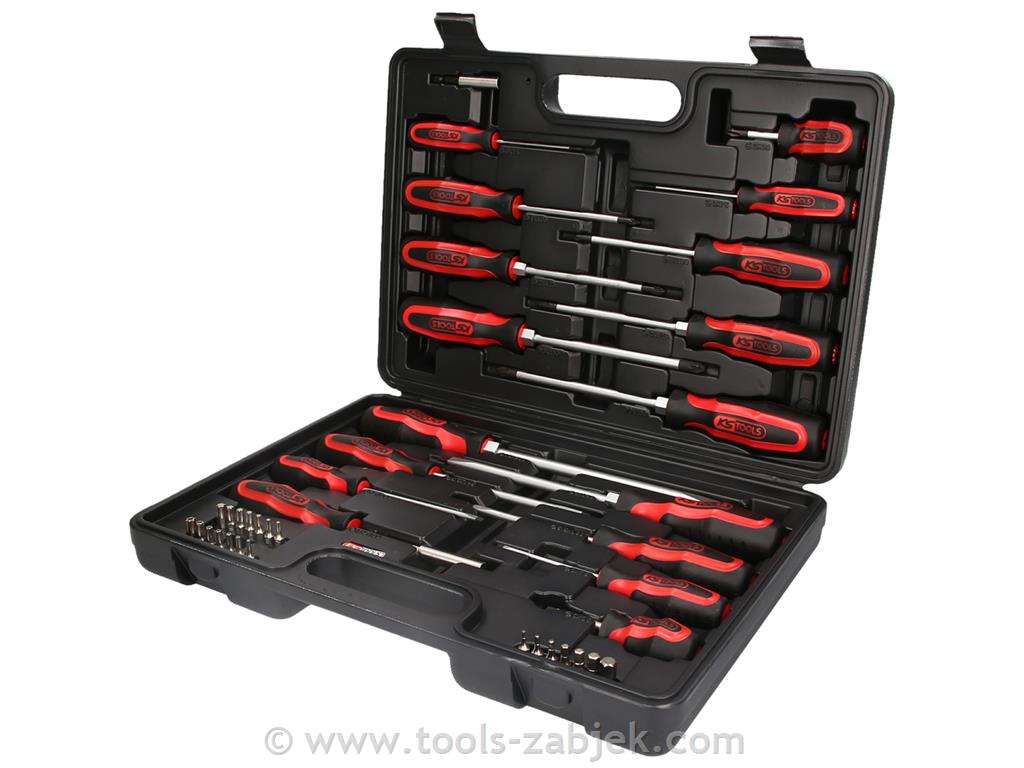 Screwdriver and bit set KS TOOLS