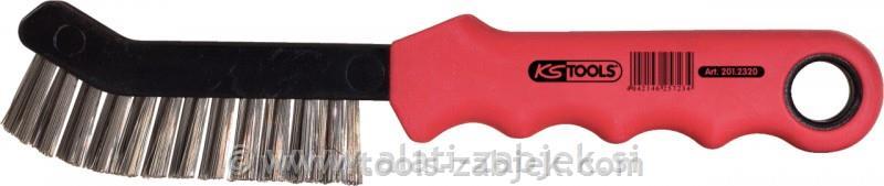 Steel brush, 225 mm KS TOOLS