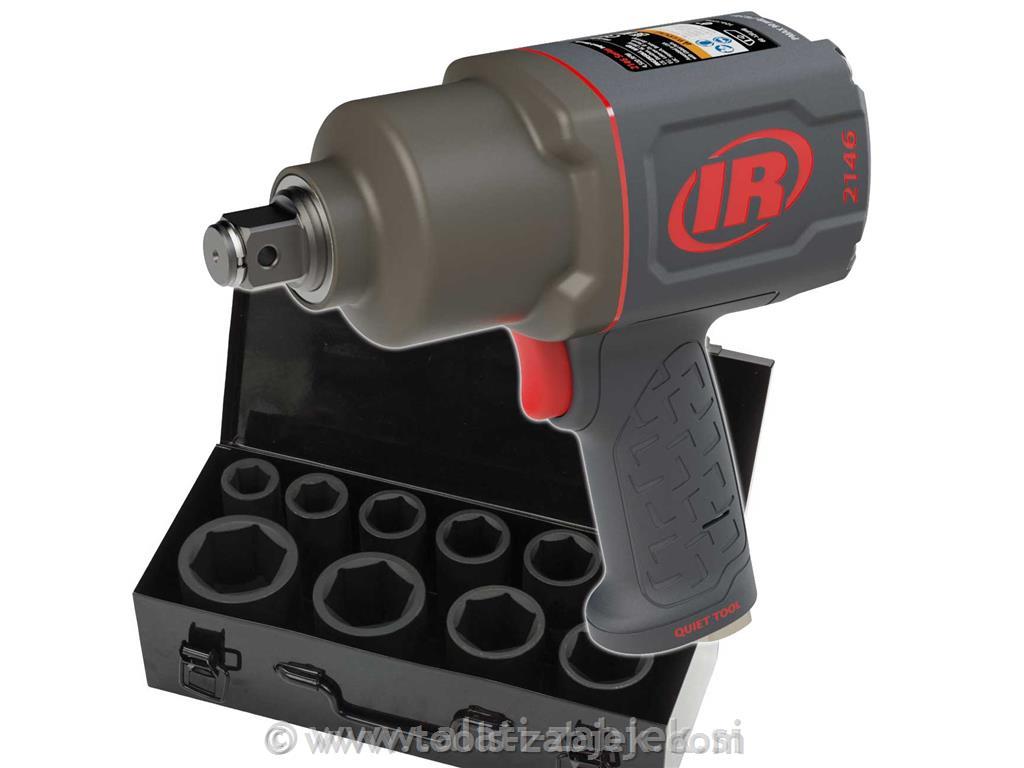 Impact driver 3/4" + impact socket set INGERSOLL RAND