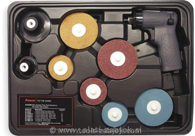 Pneumatic surface treatment kit INGERSOLL RAND