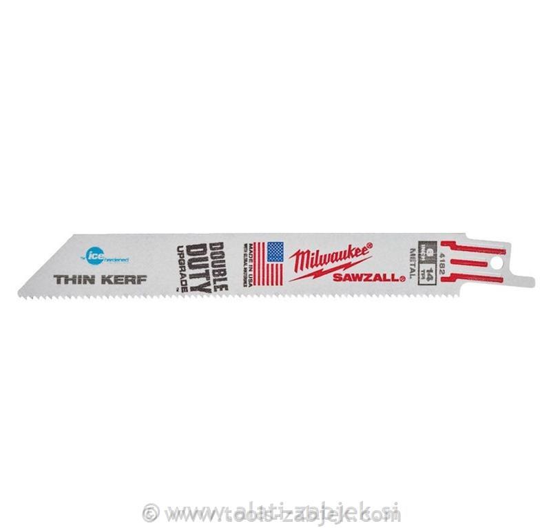 Jigsaw blade for metal 150 mmx14 TPI MILWAUKEE