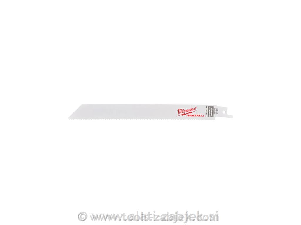 Multi Material Plastic Cutting Blades 200x10/14 TPI, 5pc MILWAUKEE