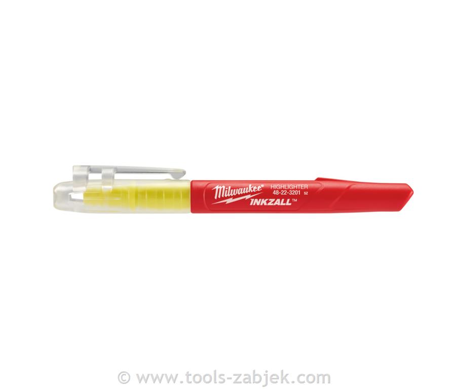 INKZALL Highlighters Yellow - 5pc MILWAUKEE