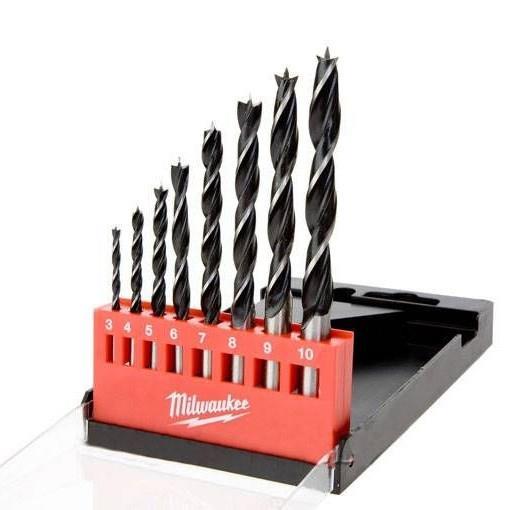 Drill bits for wood 3-10 mm MILWAUKEE