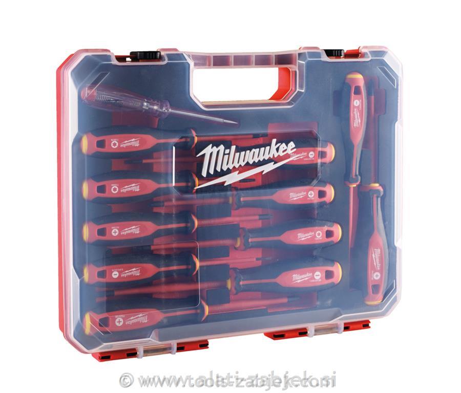 Tri-Lobe VDE Screwdriver 12PC SET MILWAUKEE