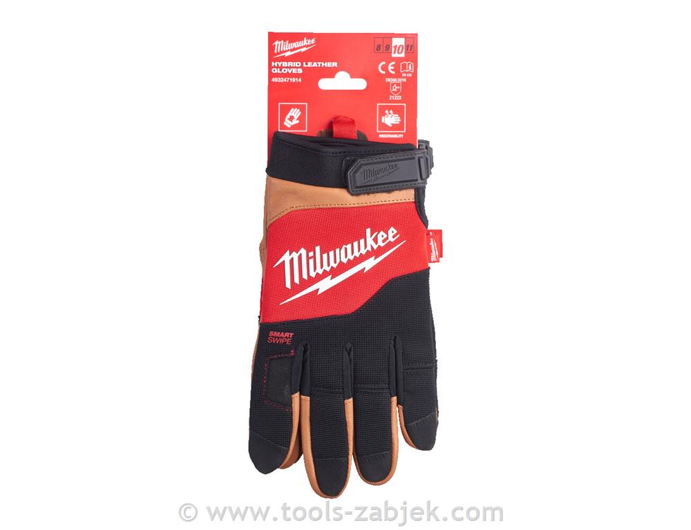 Hybrid leather gloves MILWAUKEE