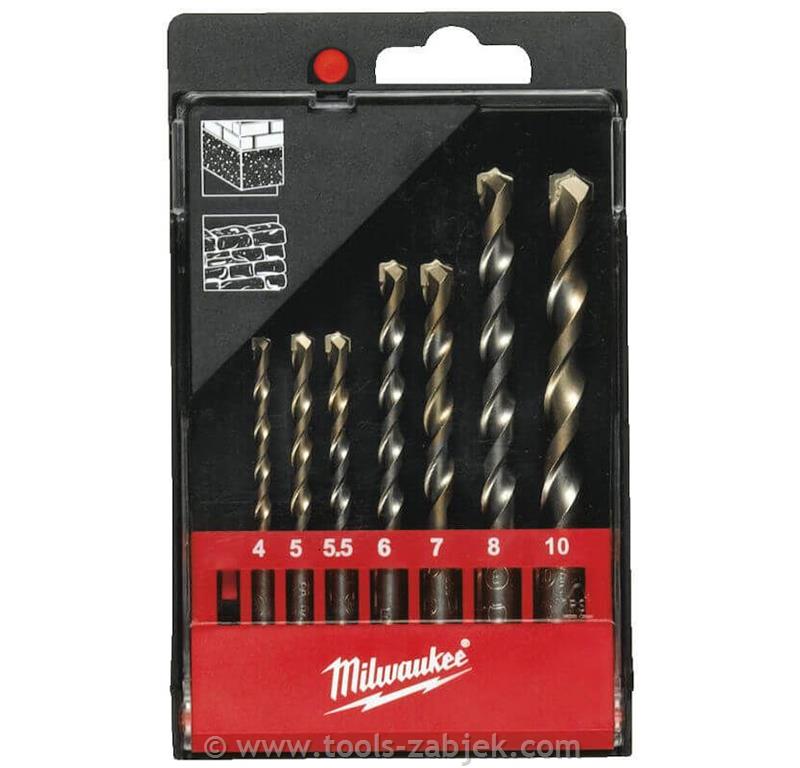 Hammer Drill Bits - Round Shank 3-10 mm MILWAUKEE