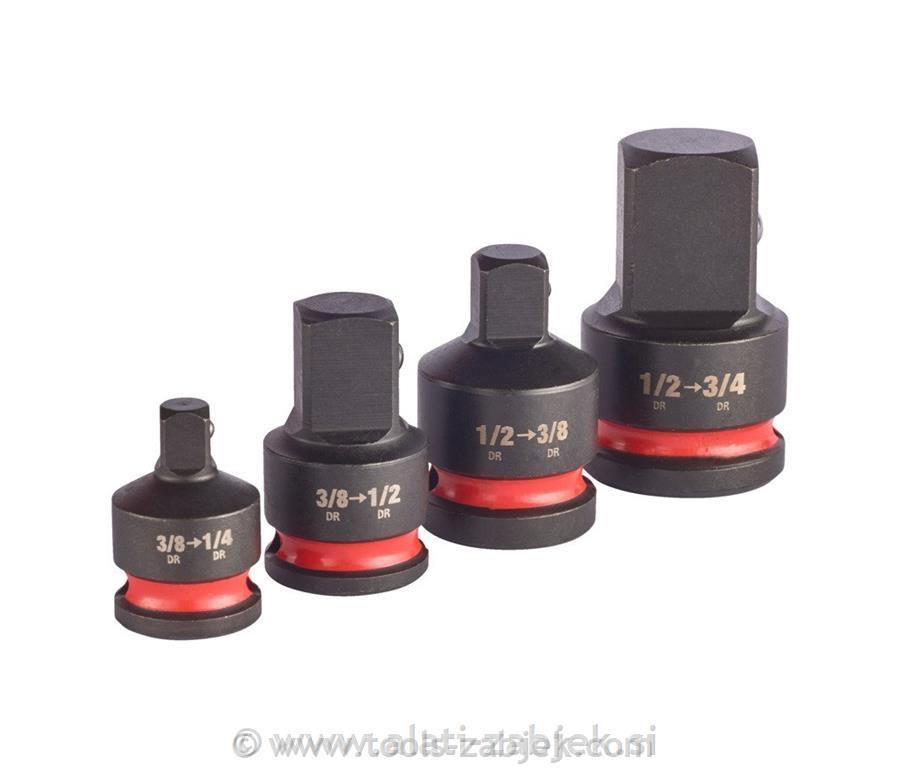 IMPACT SOCKET ADAPTOR SET-4PC MILWAUKEE