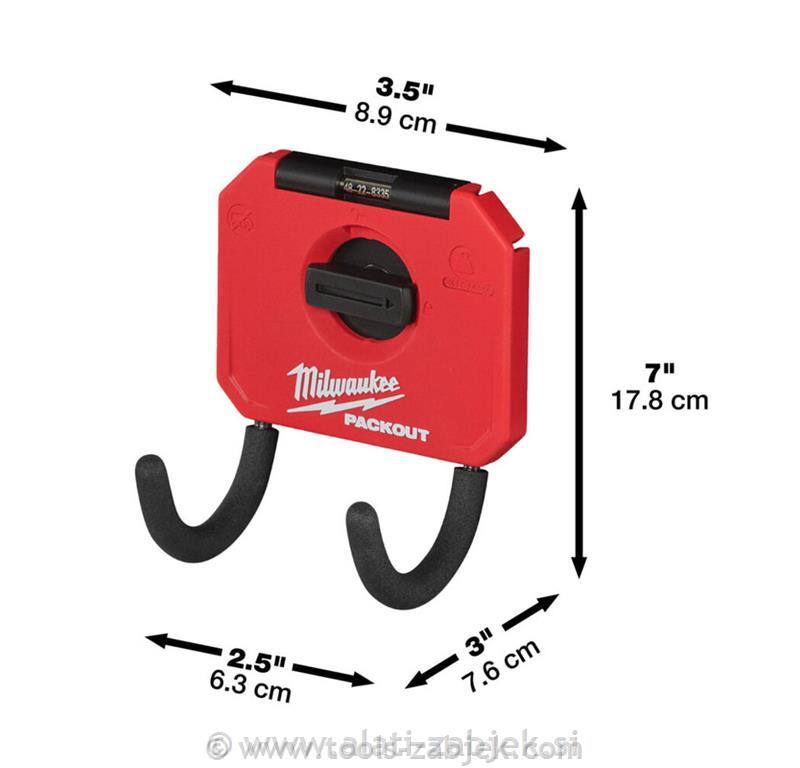 PACKOUT SMALL CURVED UTILITY HOOK MILWAUKEE
