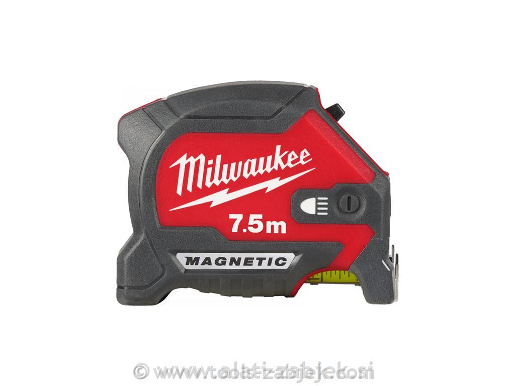 Led Magnetic Tape Measure 7,5 m MILWAUKEE