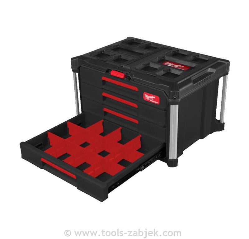 PACKOUT 4 DRAWER TOOL BOX MILWAUKEE
