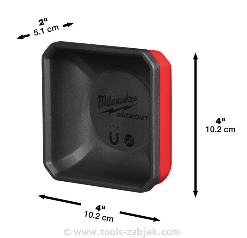 PACKOUT MAGNETIC BIN 10 X 10 CM MILWAUKEE