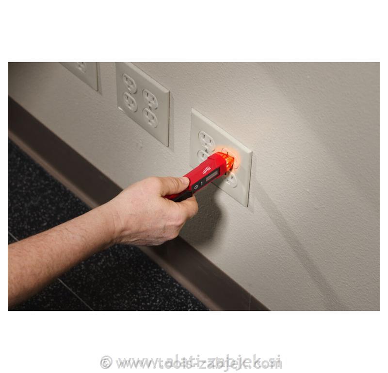 Non contact voltage detector with laserthermometer MILWAUKEE