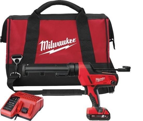 Cordless caulk gun with holder for cartridge 310 ml C18 PCG/310 C-201 B MILWAUKEE