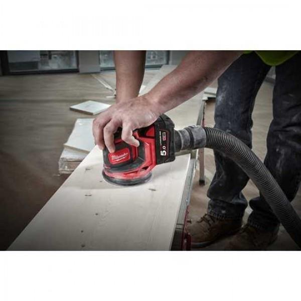 Cordless orbital sander M18 BOS125-502B MILWAUKEE
