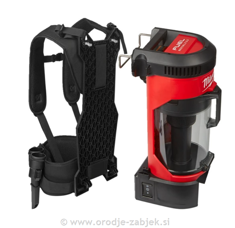 Cordless backpack vacuum cleaner M18 FBPV-0 MILWAUKEE