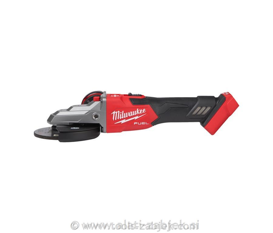 Braking angle grinder with slide switchM18 FSAGF125XB-0X MILWAUKEE