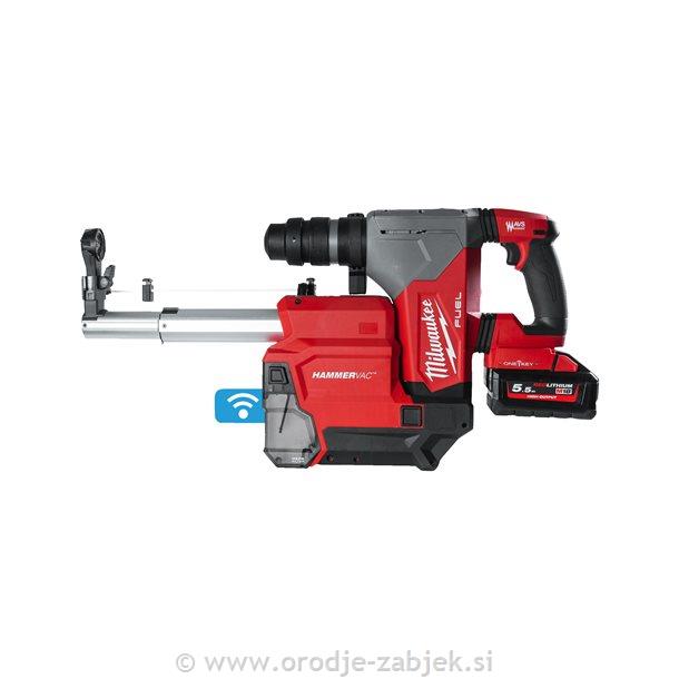SDS+ hammer drill M18 ONEFHX with dust extractor M18 FDDEXL MILWAUKEE