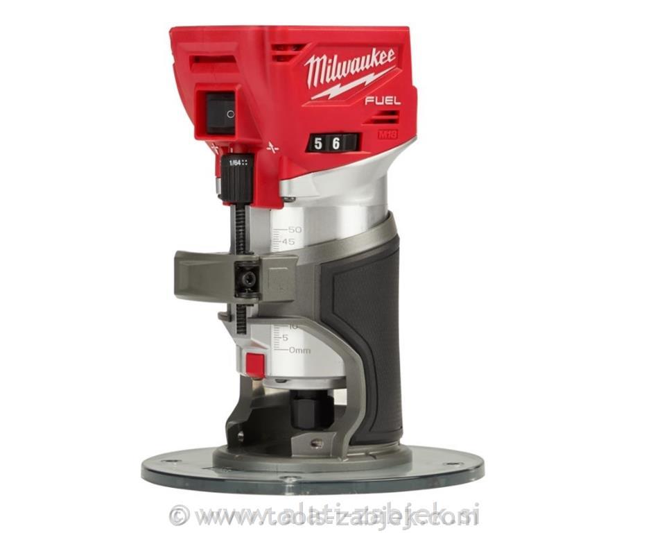 Cordless trim router FUEL M18 FTR8/0X MILWAUKEE