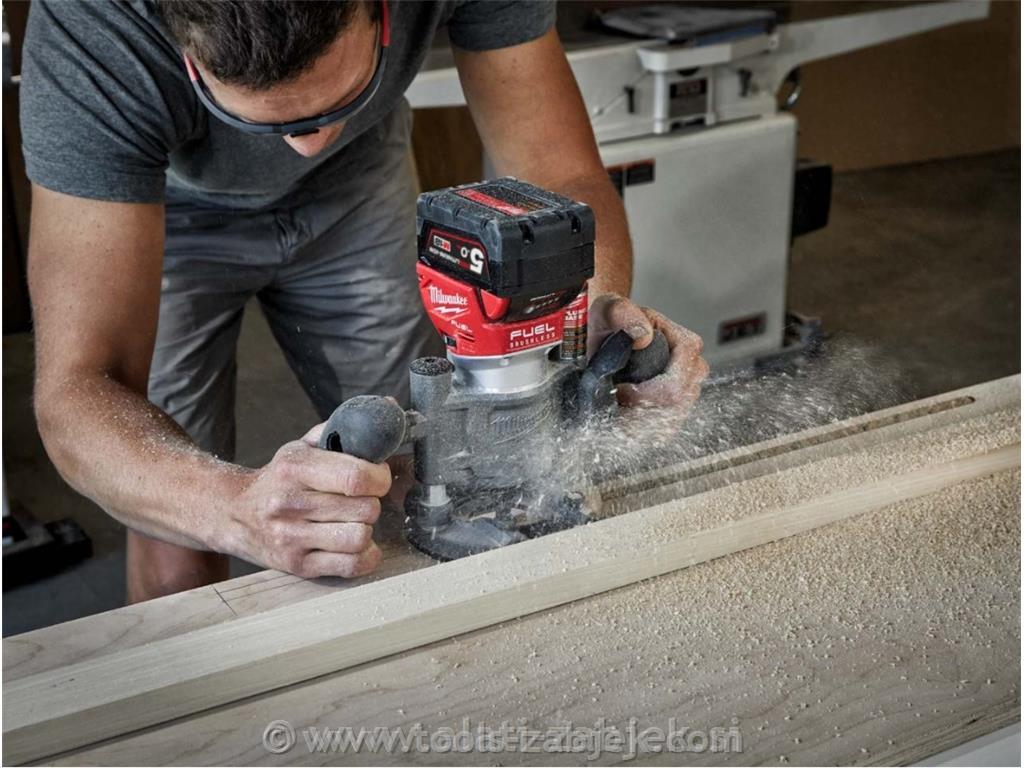 Cordless trim router FUEL M18 FTR8/0X MILWAUKEE
