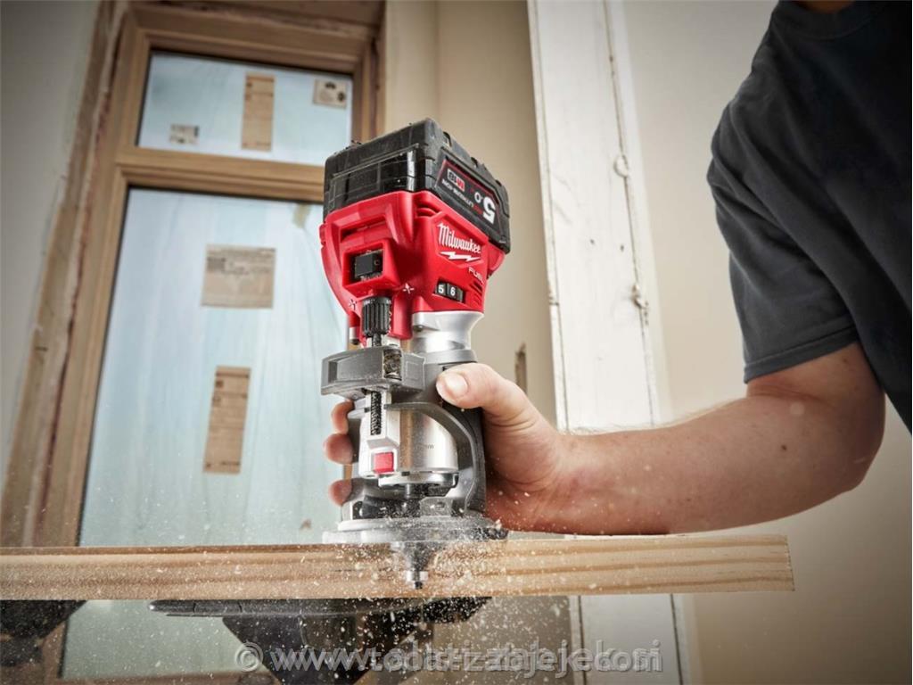 Cordless trim router FUEL M18 FTR8/0X MILWAUKEE