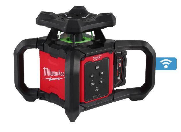 Battery powered green levelling laser 360° M18 RLOHVG300-501C MILWAUKEE
