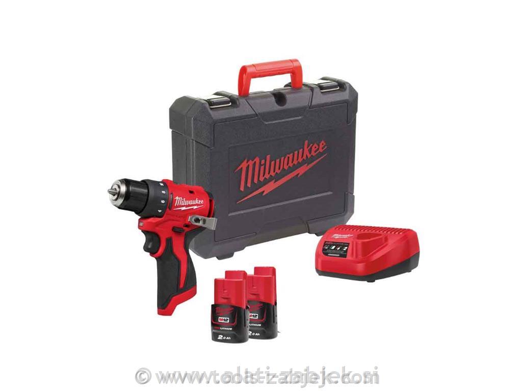 Compact brushless drill driver M12 BLDDRC-202C MILWAUKEE