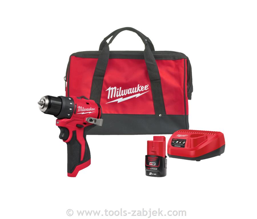 Kompaktni vrtalnik M12 BLDDRC-201BRF RED FRIDAY MILWAUKEE