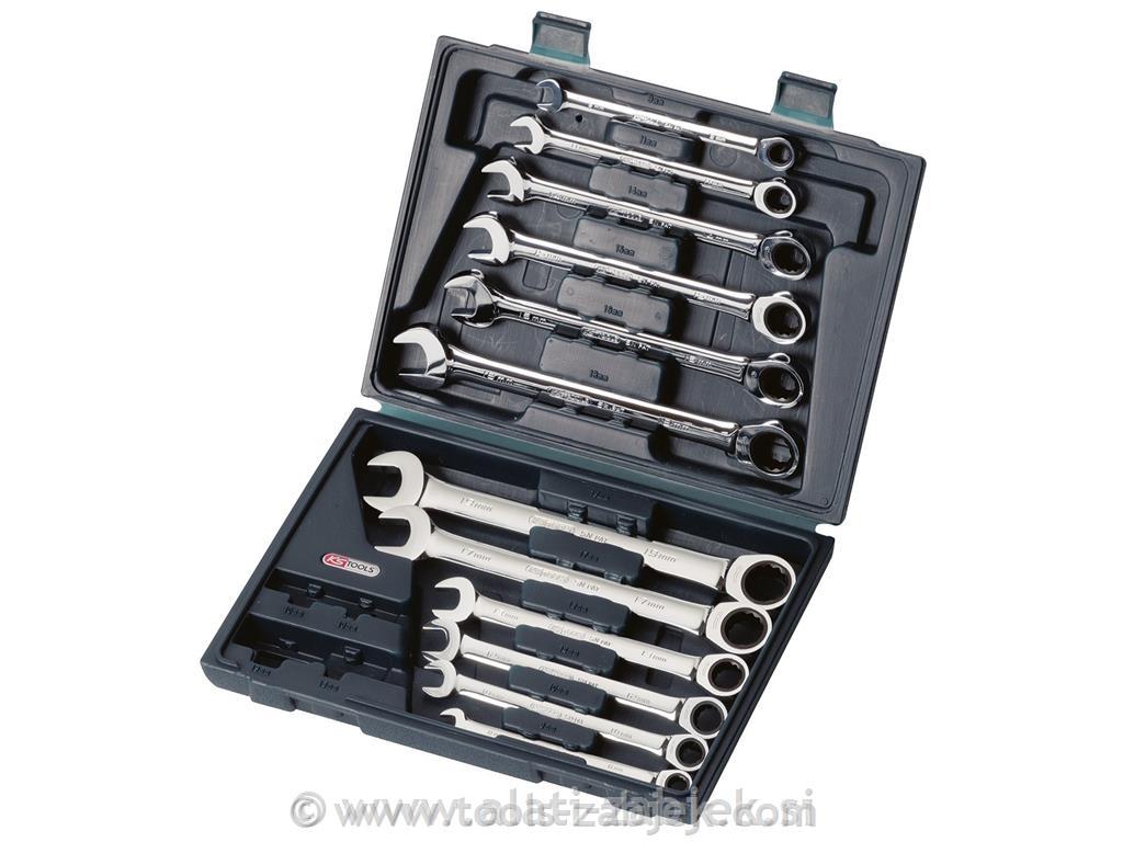 Ratchet spanner set 8-19 mm KS TOOLS