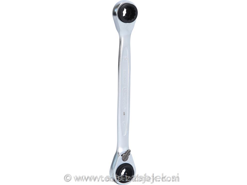 4v1 GEARplus® combination double ratchetspanner set, reversible, 8x9x10x11 KS TOOLS