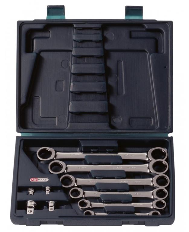 10-piece ratchet spanner set KS TOOLS