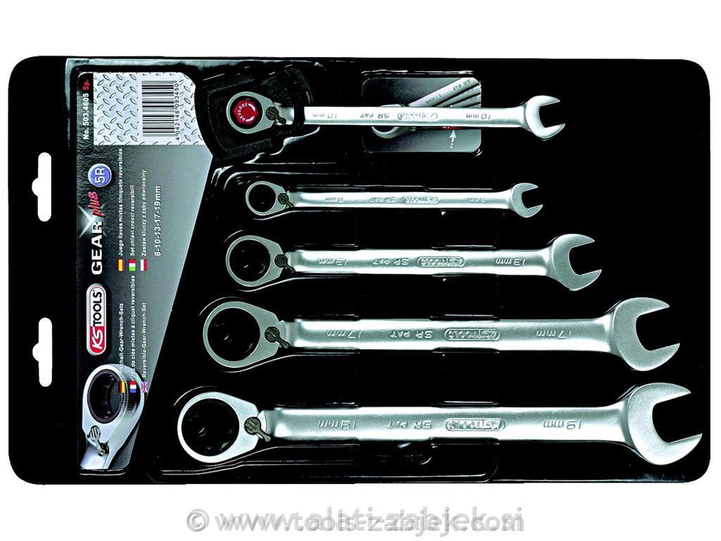 Ratchet spanner set 8-19 mm KS TOOLS