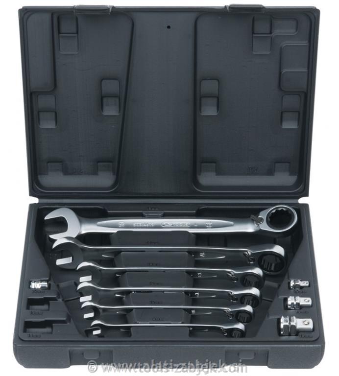 6-piece ratchet spanner set KS TOOLS