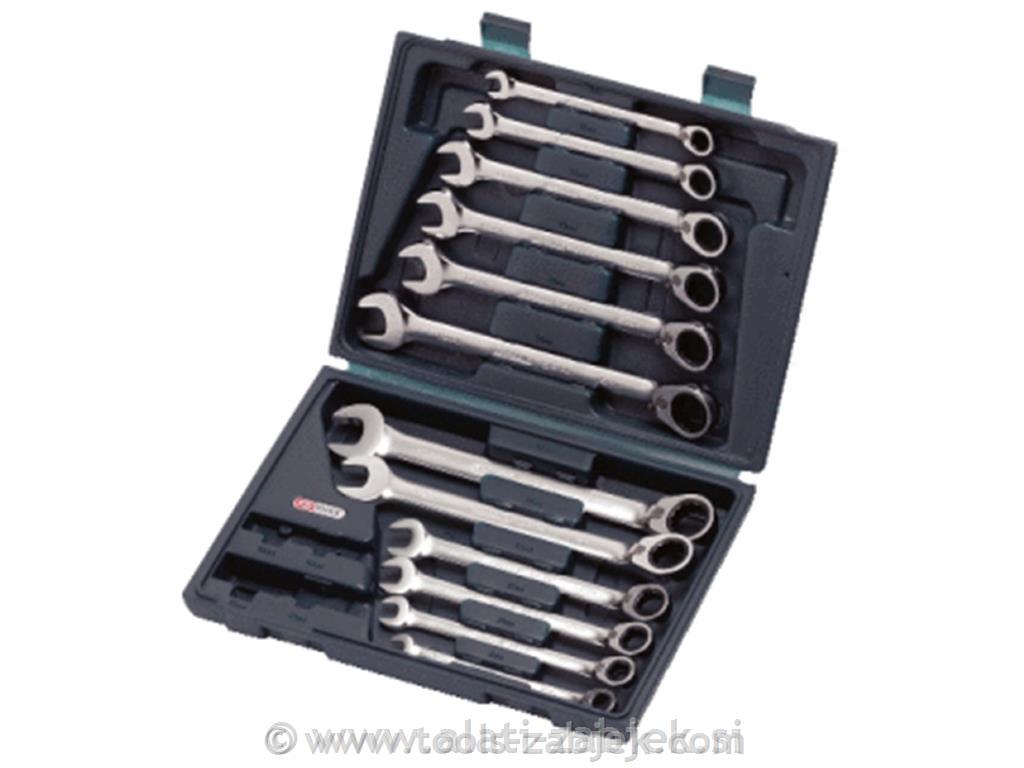 12-piece ratchet spanner set 8-19 mm KS TOOLS