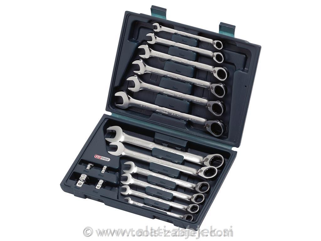 16-piece ratchet spanner set 8-19 mm KS TOOLS