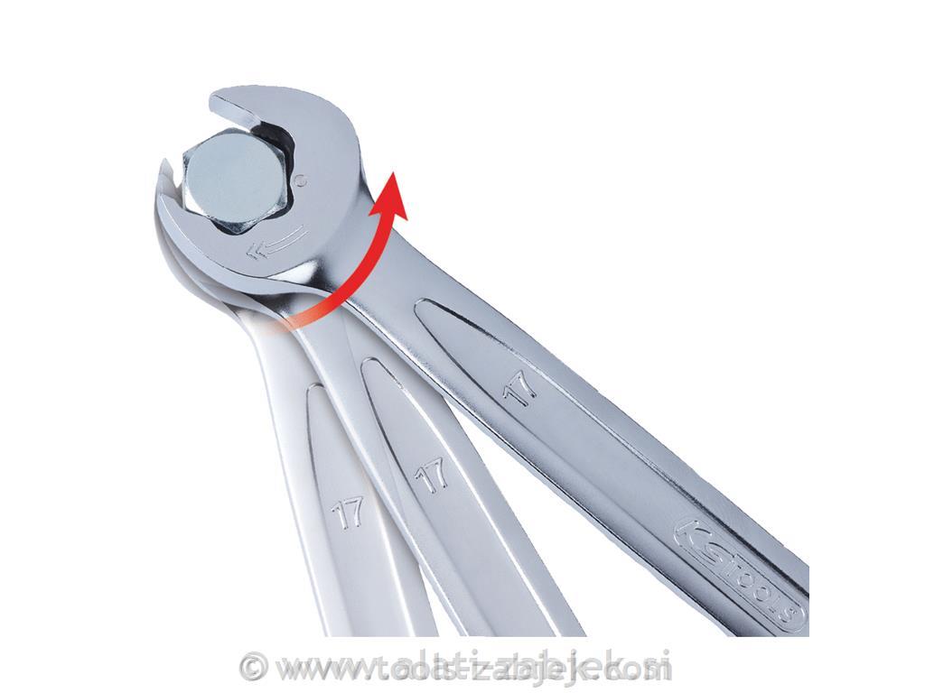 DUO GEARplus® 5-piece combination ratchet spanner set KS TOOLS