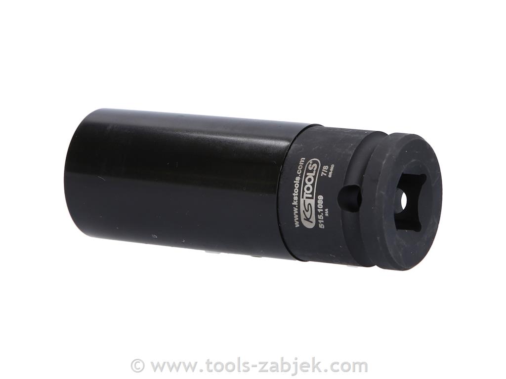 Impact socket for Tesla, deep, 7/8" KS TOOLS