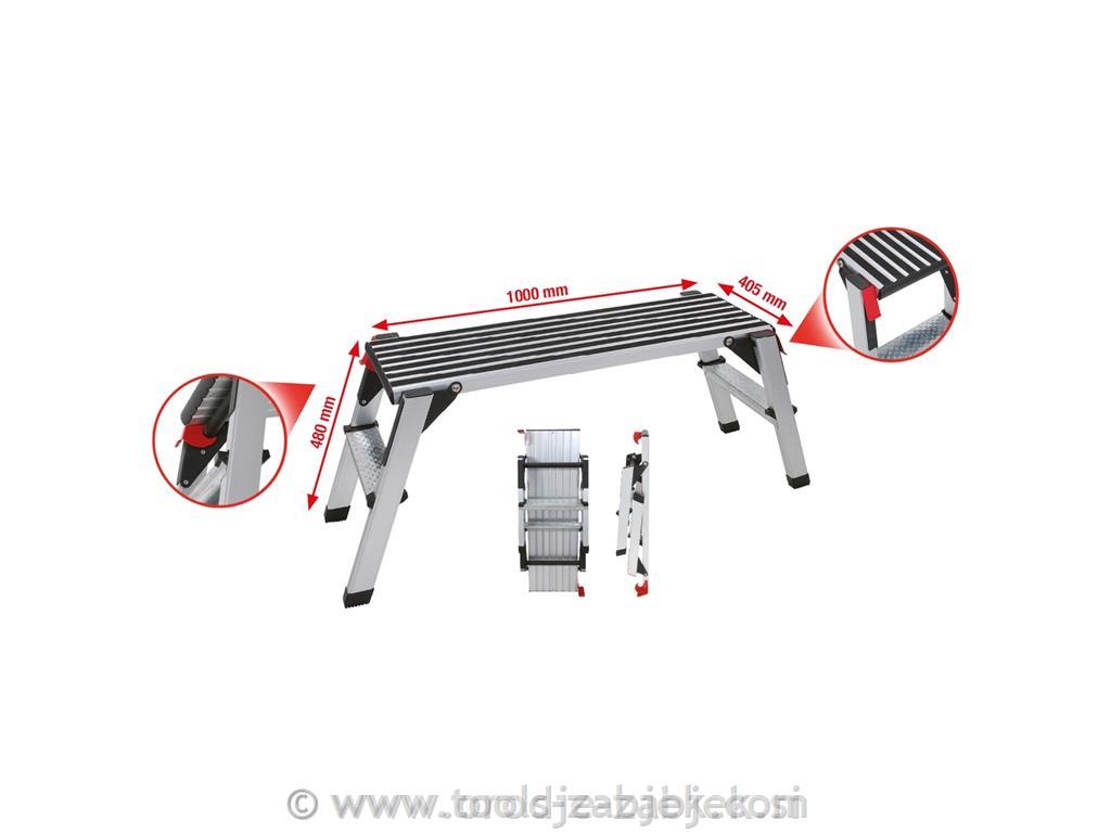 Aluminum movable working platform KS TOOLS
