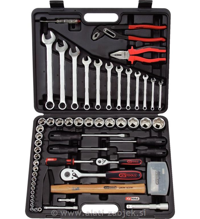 88-piece tool case 1/4" - 1/2" KS TOOLS