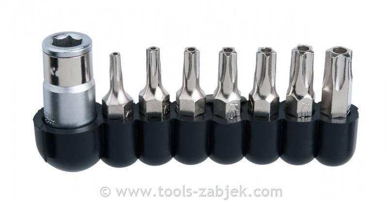 8-piece set of 5-point TS sockets KS TOOLS
