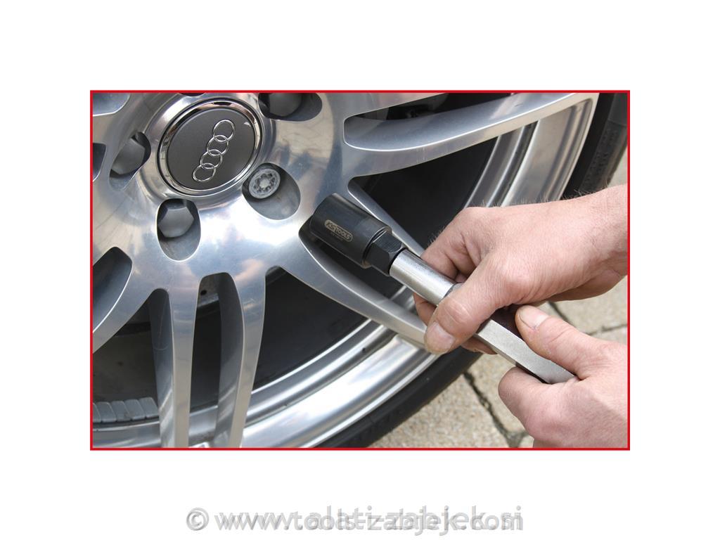 Set for security screws dismantling KS TOOLS