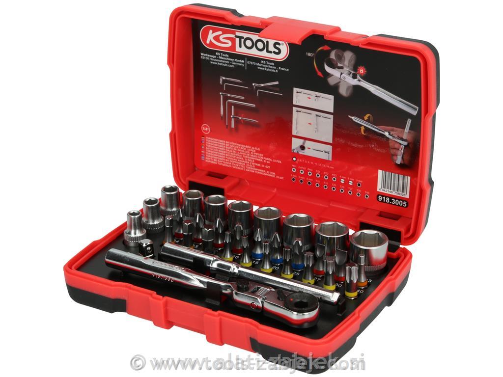 1/4" TORSIONpower, 33-piece set KS TOOLS