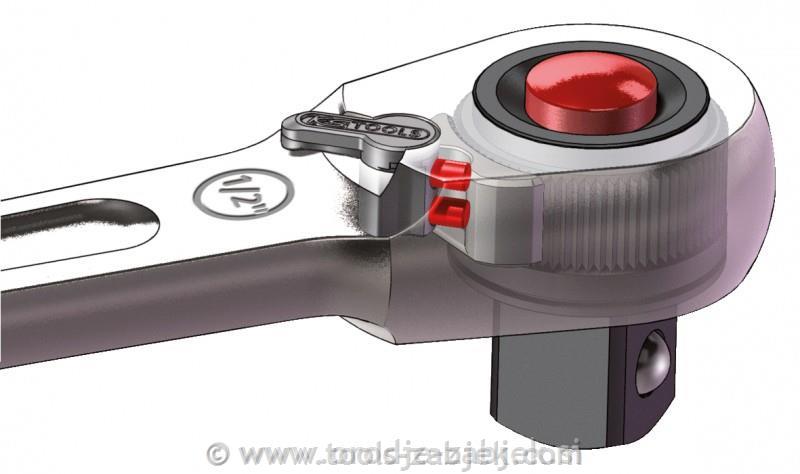 Ratchet set 1/4" + 1/2" KS TOOLS