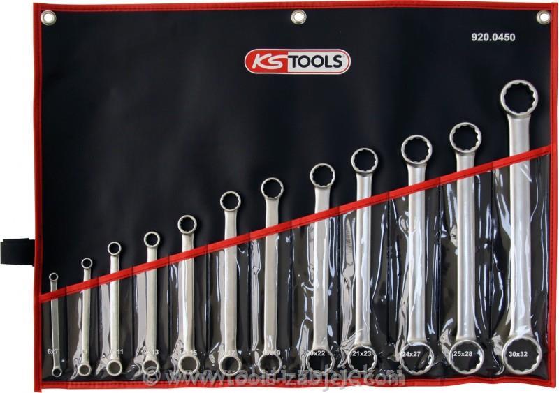 12-piece ring spanner set 6 mm - 32 mm KS TOOLS