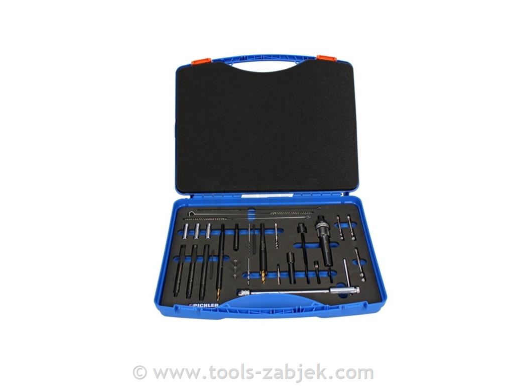 Set for reaming glow plugs M8x1, M10x1 in M10x1,25 PICHLER