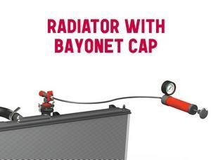 Universal radiator test tool HUBITOOLS