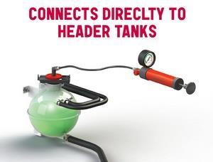 Universal radiator test tool HUBITOOLS