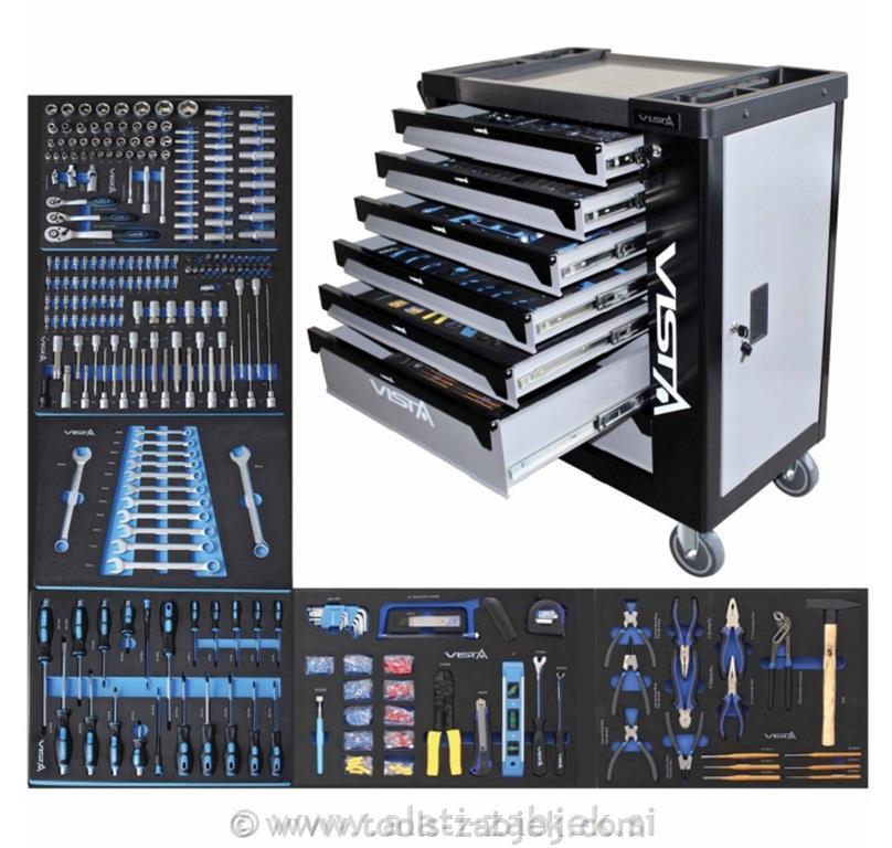 Workshop trolley with tools AP