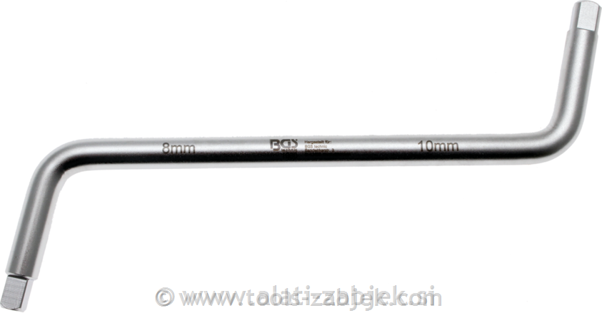 Special oil drain wrench for Peugeot 8-10 mm BGS TECHNIC